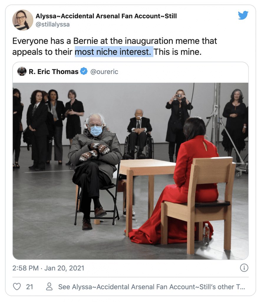 Bernie's art meme