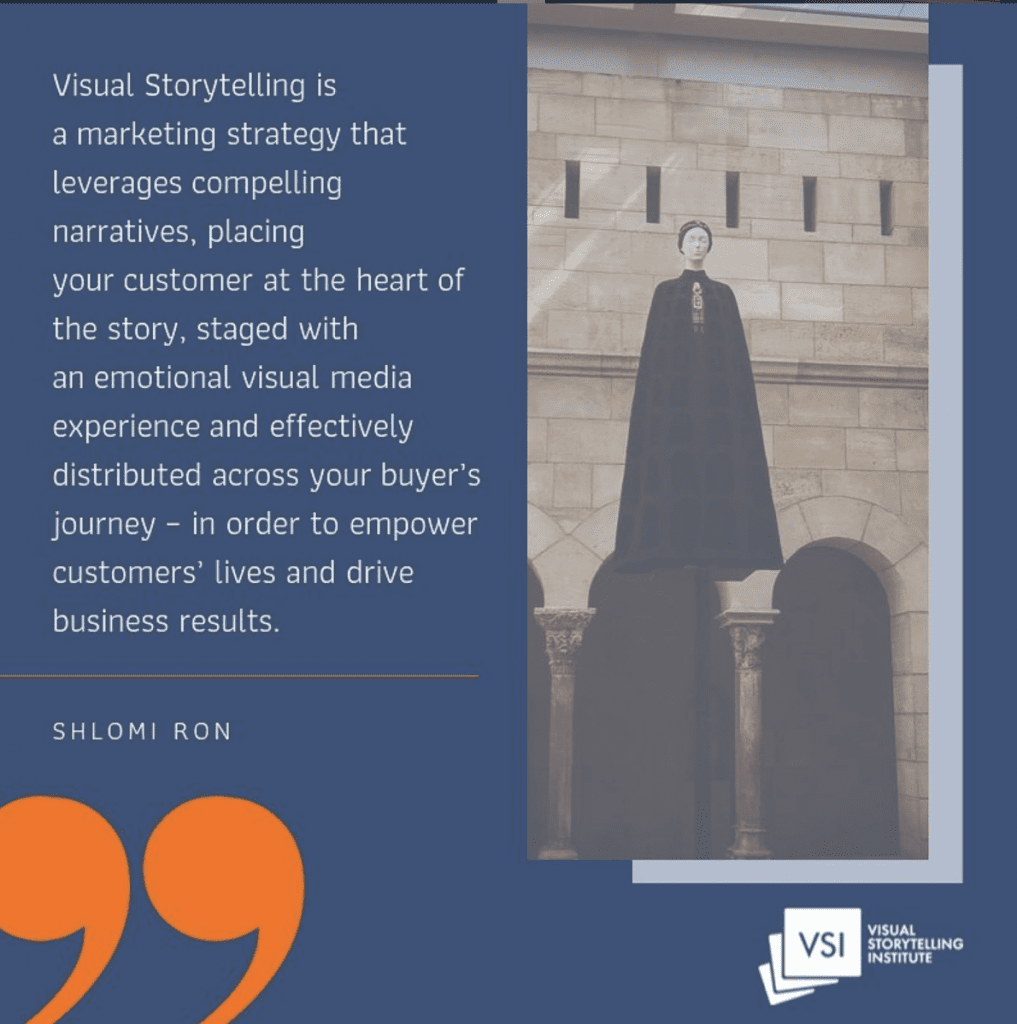 What is visual storytelling?