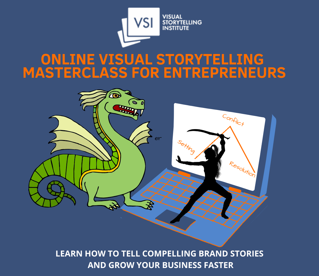 Enroll to our Online Visual Storytelling Masterclass for Entrepreneurs